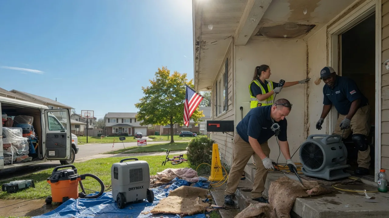 Water Damage Restoration in Lickingville, PA near me
